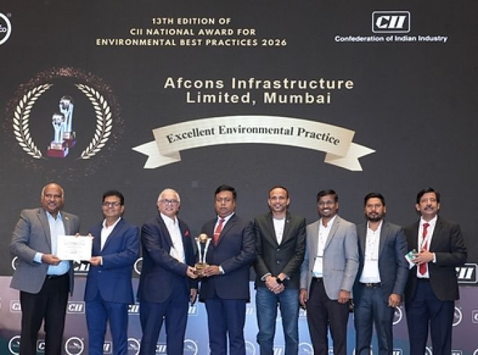 CII honours Afcons with National Environmental Excellence Award